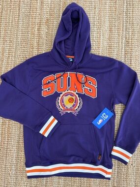 NBA Phoenix Suns Purple and Orange Pullover Hoodie